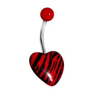 🆕 BOGO- Red Tiger Belly Ring